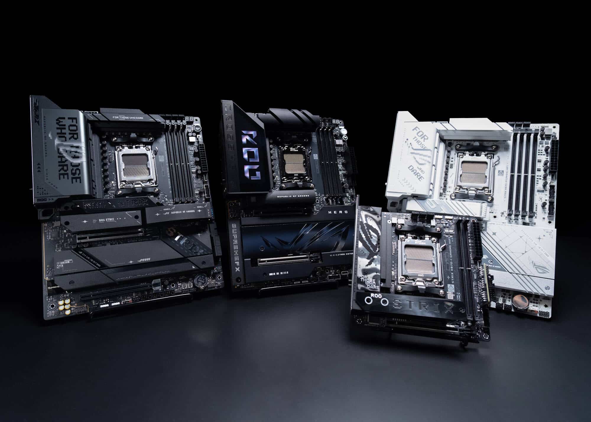 asus amd x870e x870 motherboards lineup 2