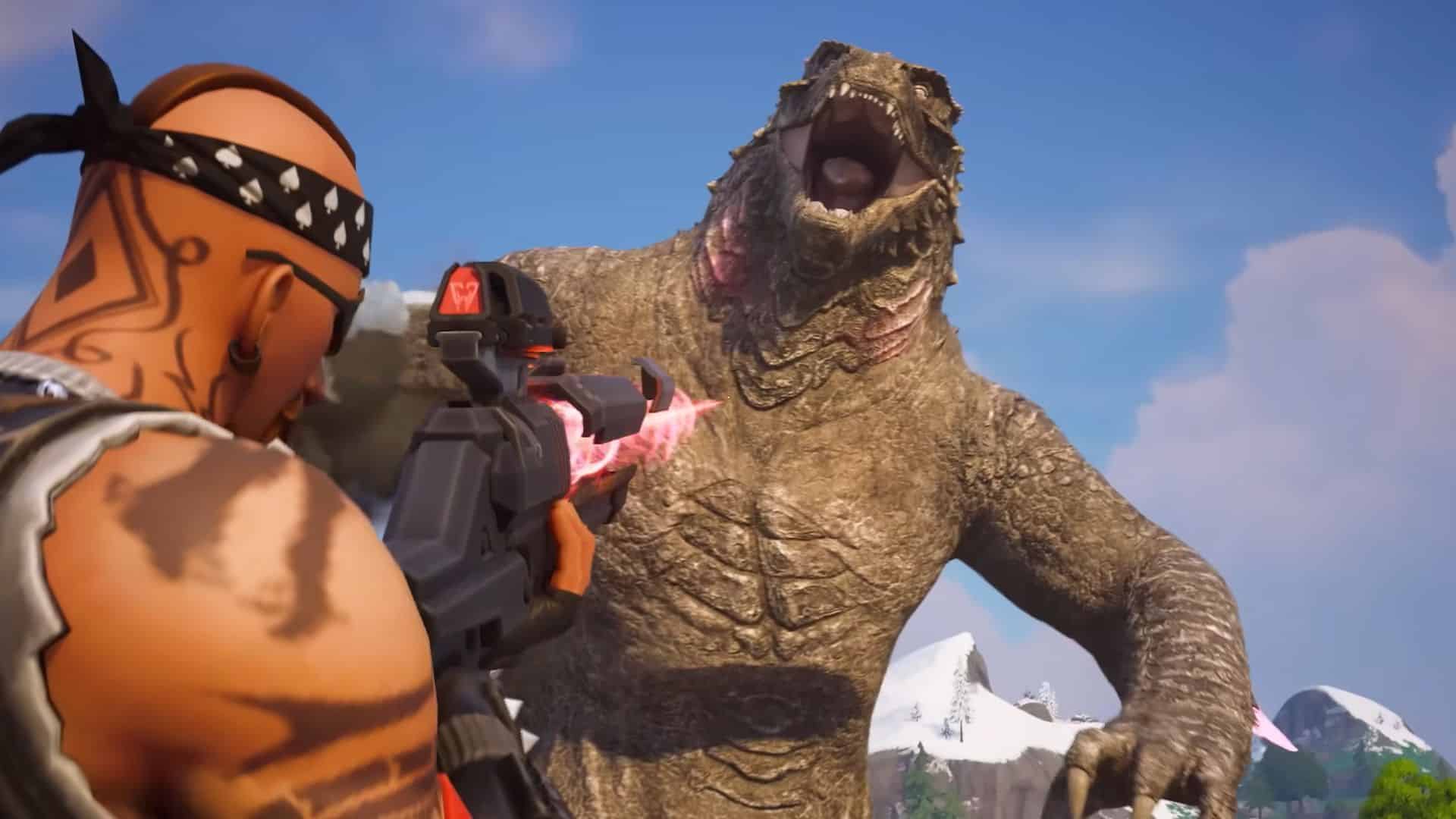 Fortnite - Où dénicher Godzilla ?