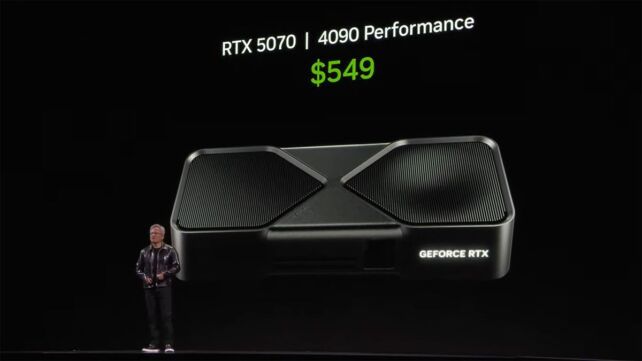 Nvidia RTX 5070 à 549$ - Puissance proche de la RTX 4090 ?