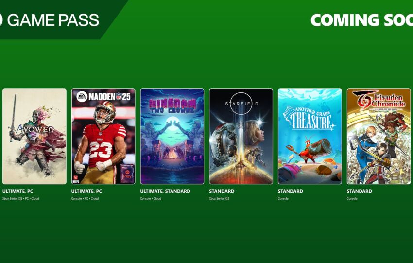 Game Pass Février 2025 - Avowed et plus à découvrir