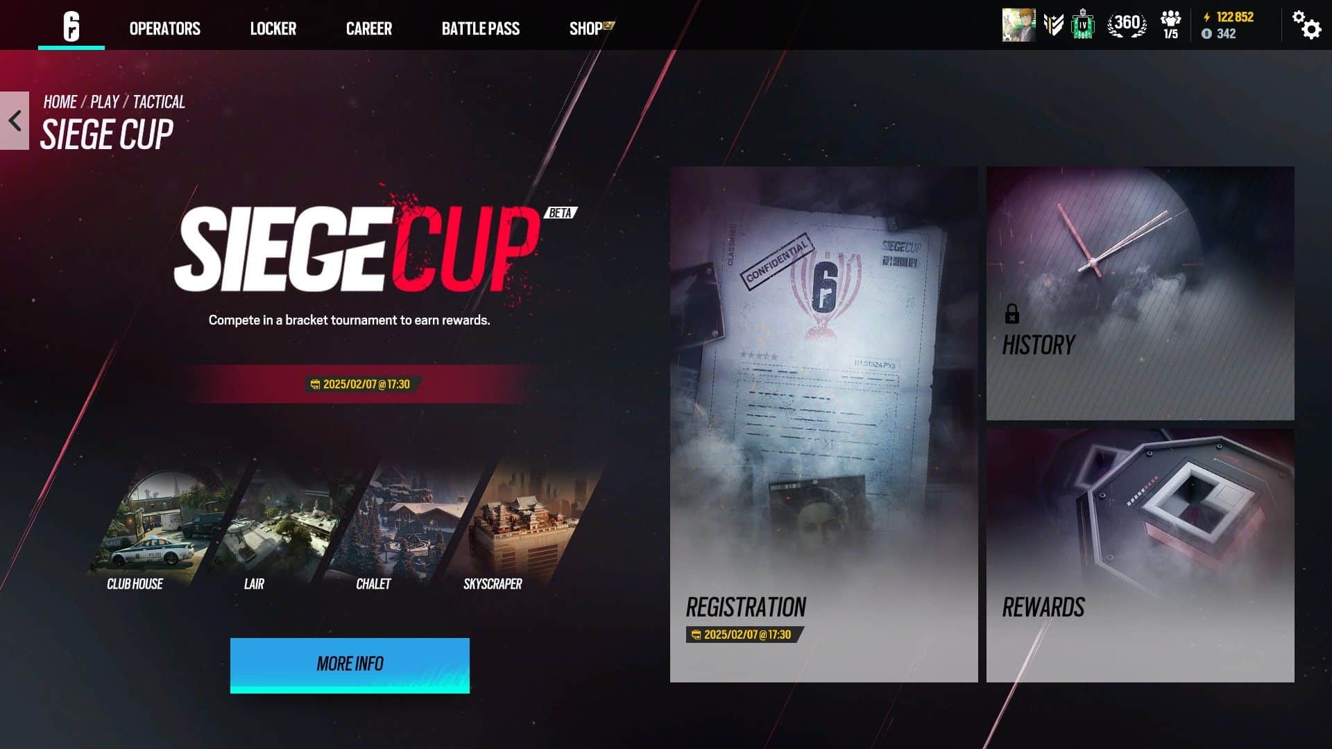 Rainbow Six Siege - Préparez votre équipe pour la Cup du 7 février !