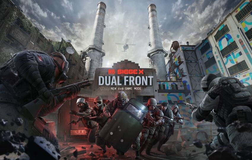 r6 siege x dual front with logo