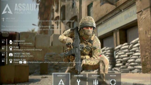 battlefield classes