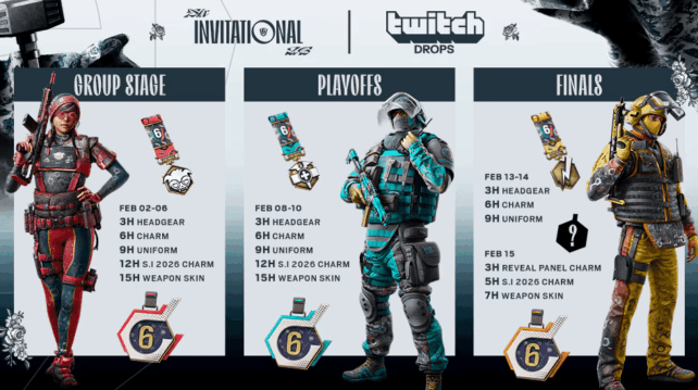 Six Invitational 2026 Twitch Drops