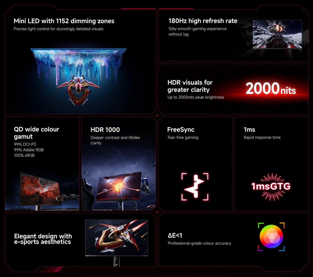 Xiaomi G Pro 27Qi Écran Gaming - Illustration 2