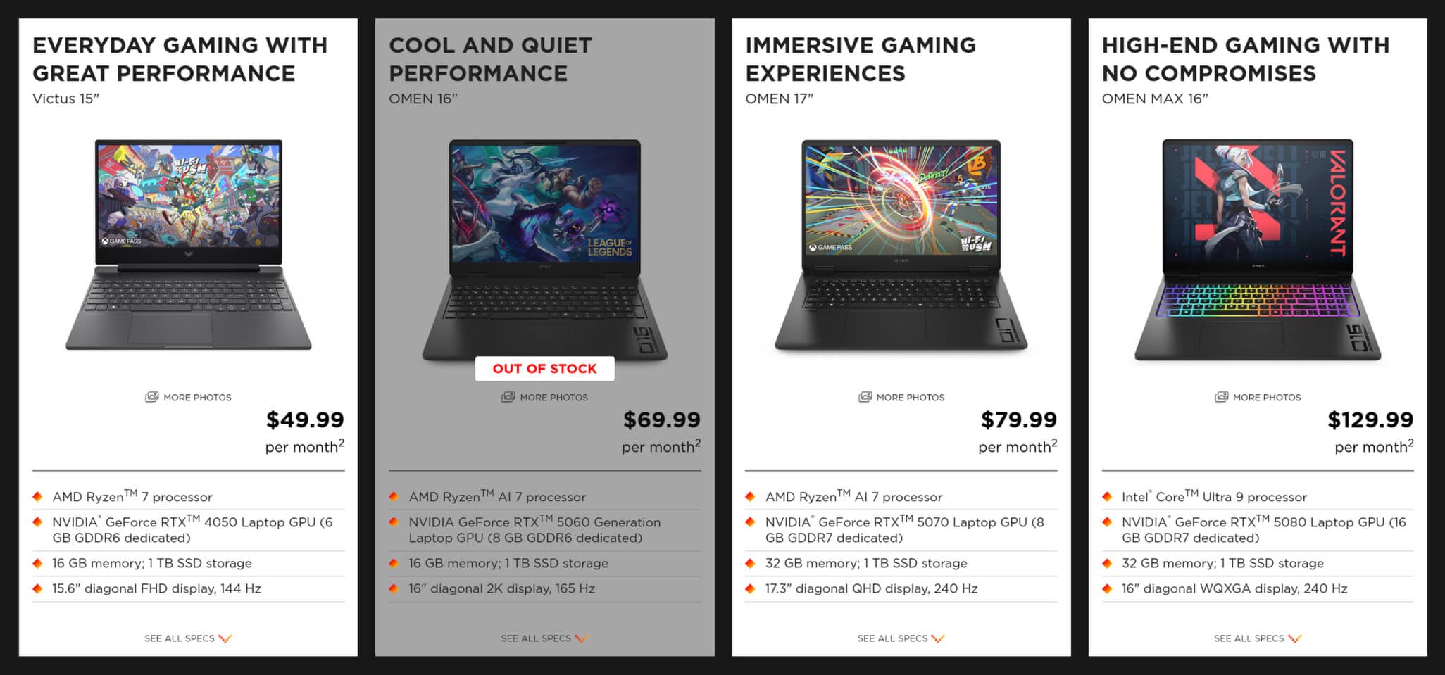 Abonnement PC portable gaming HP - Illustration 2