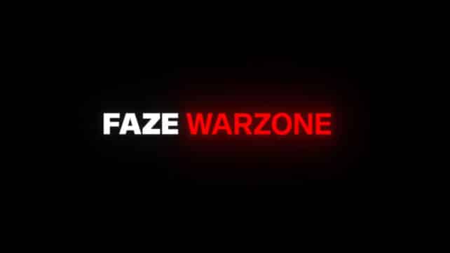 FaZe Clan Warzone Roster