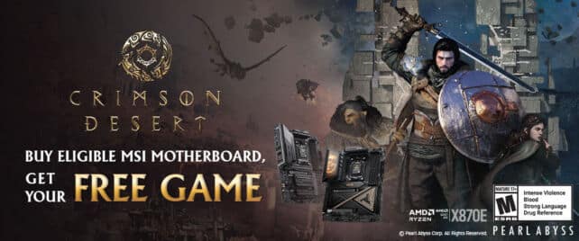 MSI Crimson Desert Bundle Motherboards