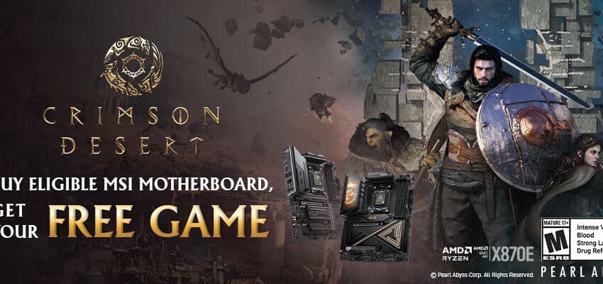MSI Crimson Desert Bundle Motherboards