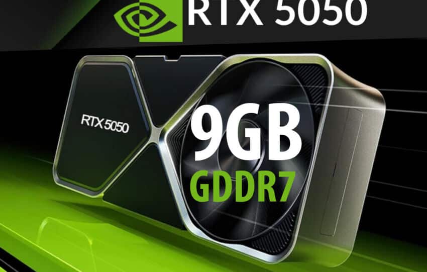 NVIDIA RTX 5050 9GB GDDR7