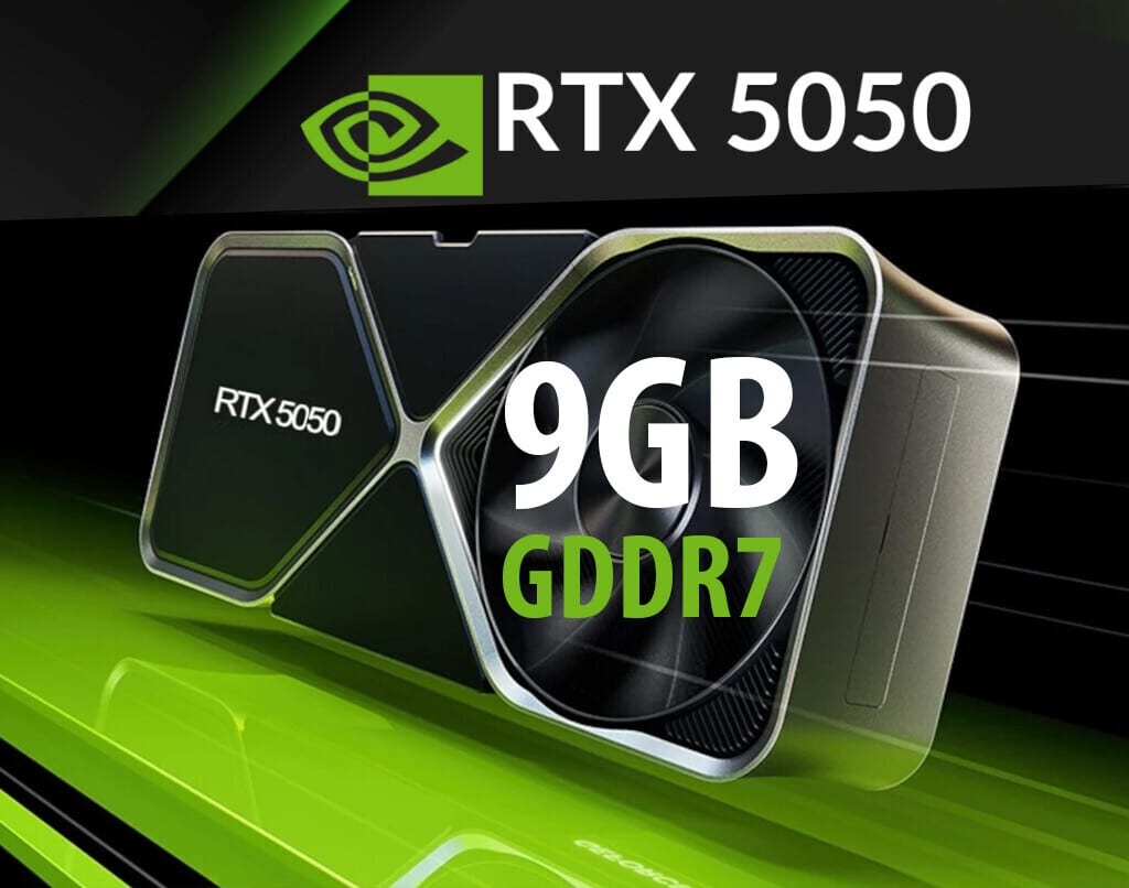 NVIDIA RTX 5050 9GB GDDR7