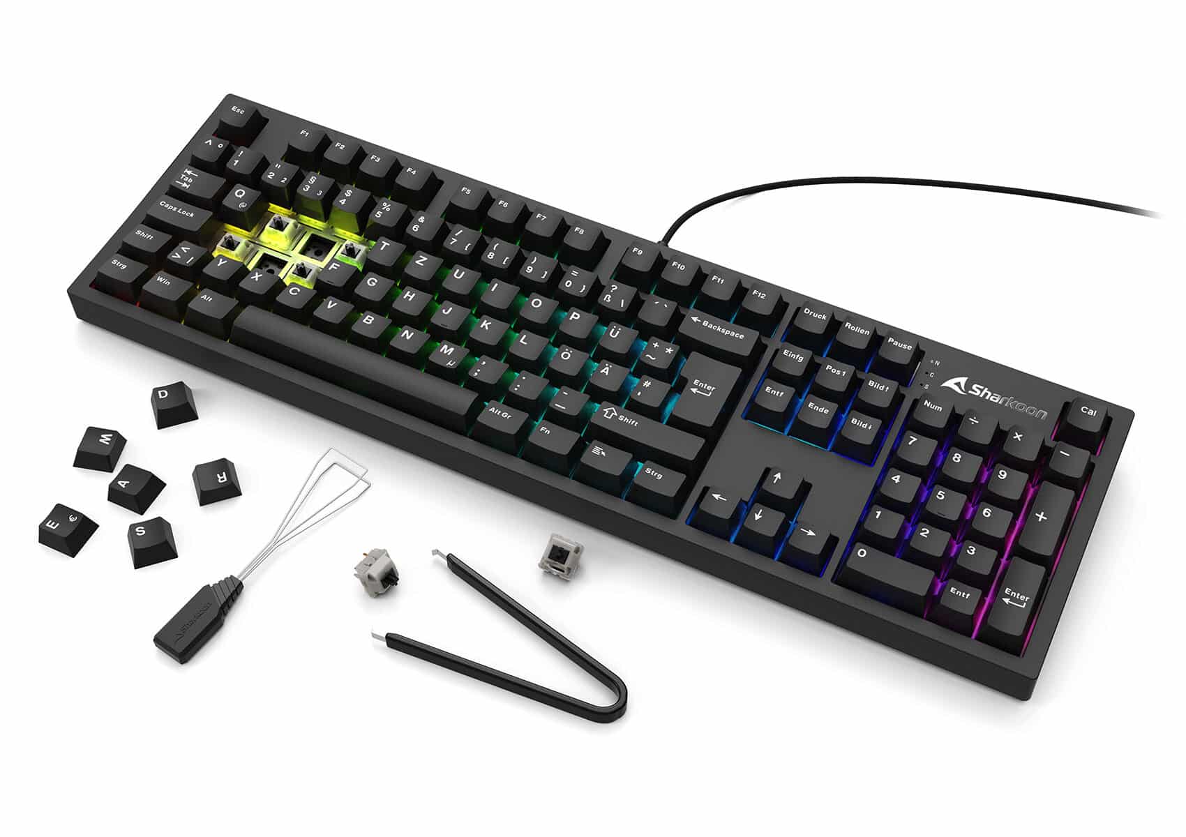 Sharkoon OfficePal KB70W Clavier - Illustration 5