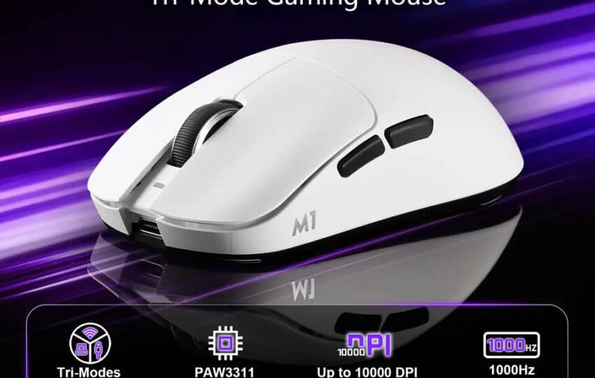 Souris gaming sans fil Yunzii M1
