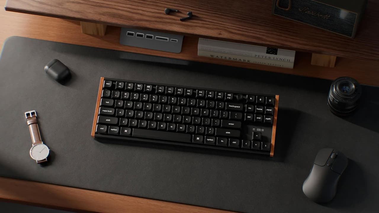 Keychron K1 Ultra TKL Low-Profile : un clavier low-profile en bois à 109,99 $