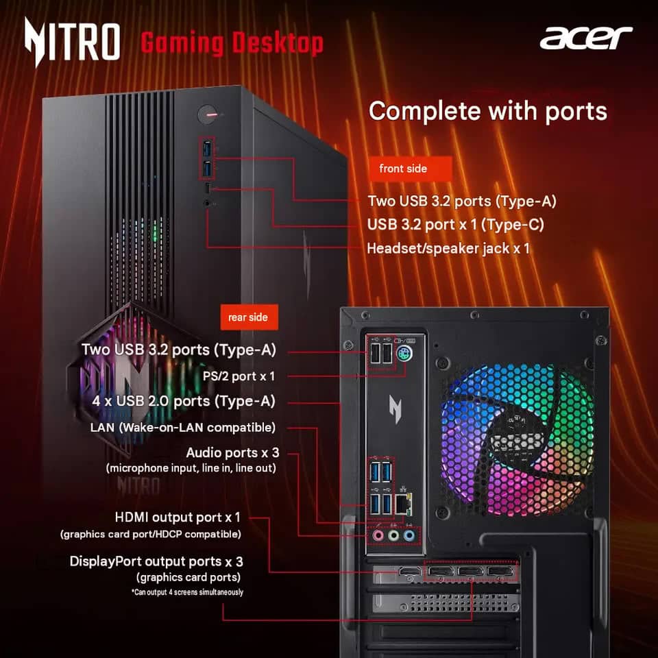 Acer Nitro 30 : PC gaming compact à 3 700 dollars