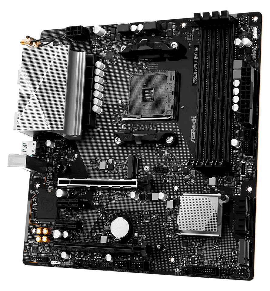 ASRock B550M Pro-A WiFi 6E : la carte mère AM4 avec Wi-Fi 6E