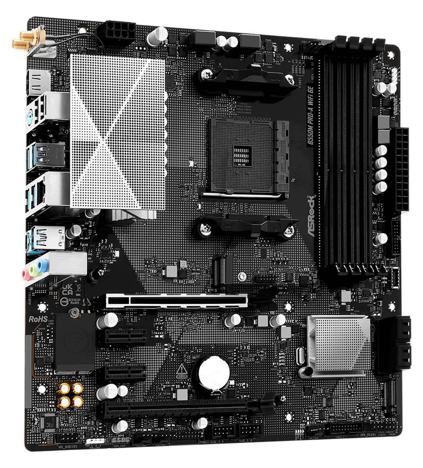 ASRock B550M Pro-A WiFi 6E : la carte mère AM4 avec Wi-Fi 6E