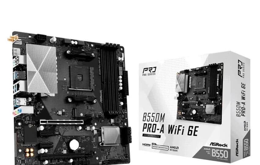 ASRock B550M Pro-A WiFi 6E : la carte mère AM4 avec Wi-Fi 6E