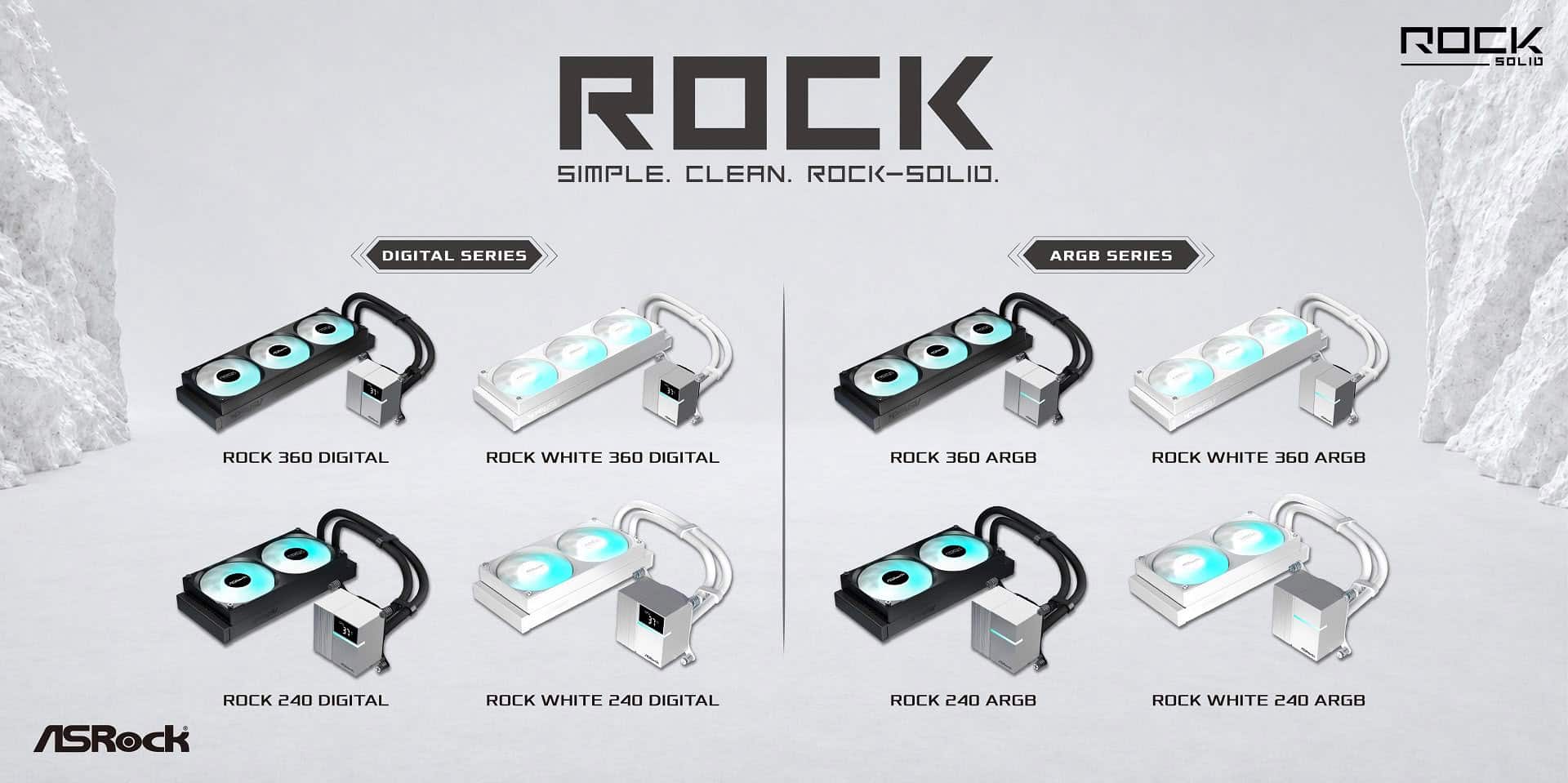 ASRock lance la gamme Rock Series : huit refroidisseurs AIO garantis 6 ans