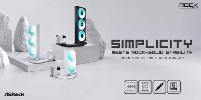 ASRock lance la gamme Rock Series : huit refroidisseurs AIO garantis 6 ans