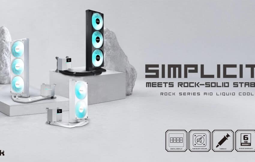 ASRock lance la gamme Rock Series : huit refroidisseurs AIO garantis 6 ans