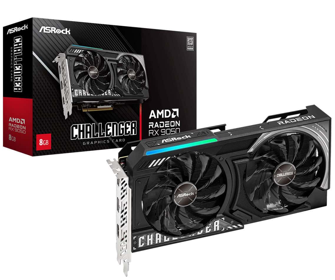 ASRock lance sa Radeon RX 9050 Challenger 8GB