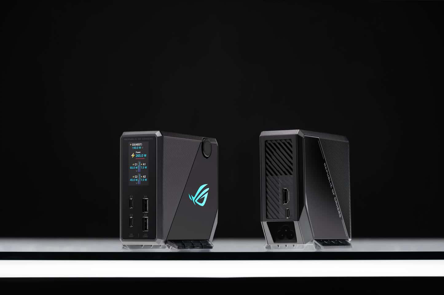 ASUS ROG Flux Charger Dock : 260 W et écran intégré