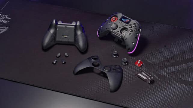 ASUS ROG Raikiri II Pro PC : manette 8000 Hz et 79h d'autonomie