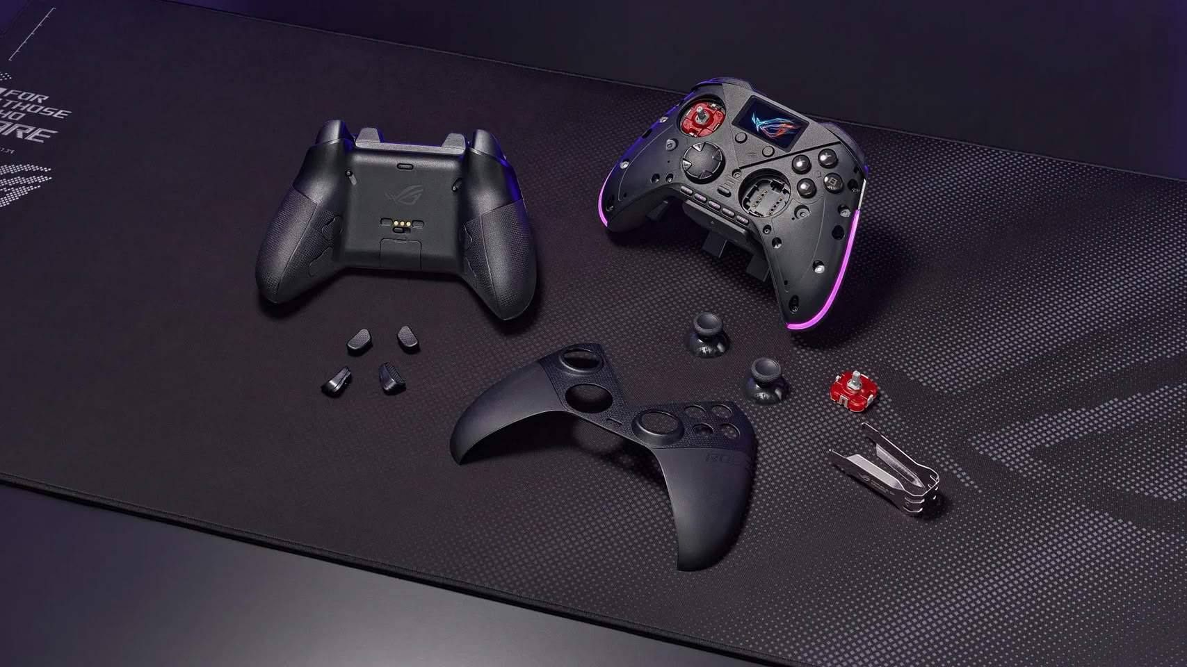 ASUS ROG Raikiri II Pro PC : manette 8000 Hz et 79h d'autonomie