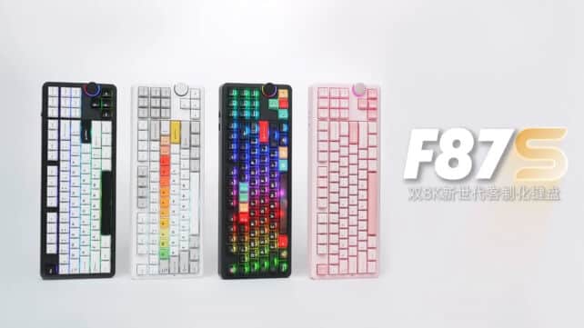 AULA F87S : le clavier mécanique TKL passe au 8 000 Hz et à la double batterie