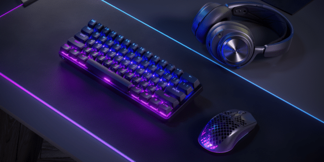 Batterie gonflée sur un clavier SteelSeries branché en continu