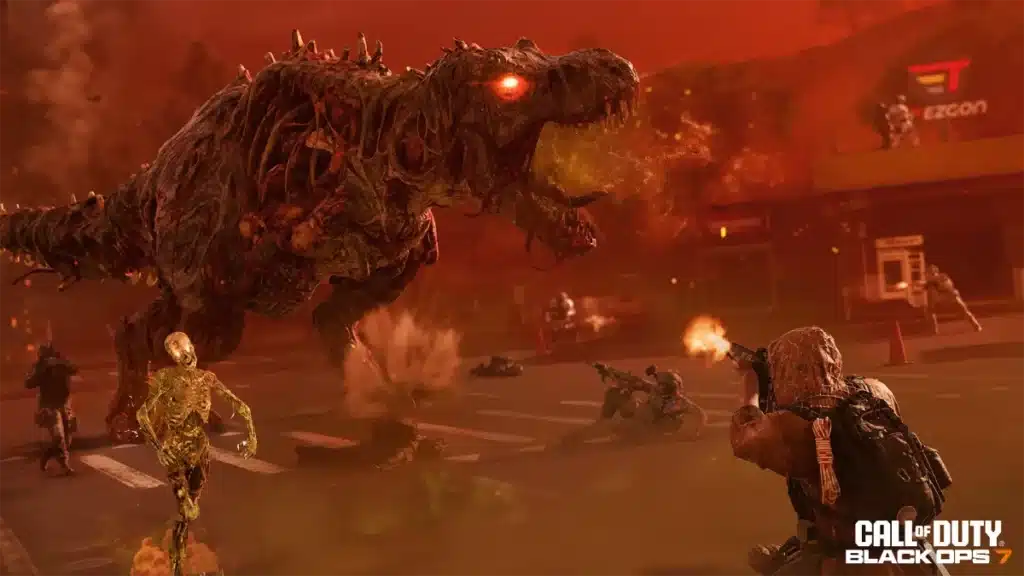 Black Ops 7 : la bande-annonce de Rex Infernus dévoile la carte Zombies finale