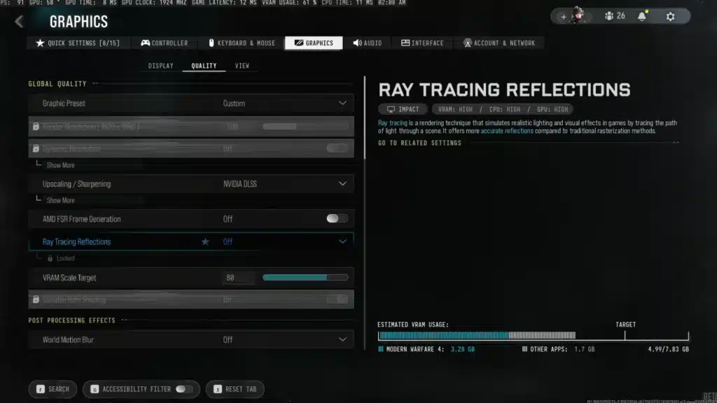 Call of Duty Modern Warfare 4 : les meilleurs réglages PC