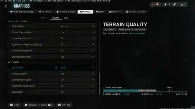 Call of Duty Modern Warfare 4 : les meilleurs réglages PC