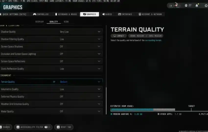 Call of Duty Modern Warfare 4 : les meilleurs réglages PC