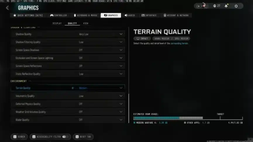 Call of Duty Modern Warfare 4 : les meilleurs réglages PC