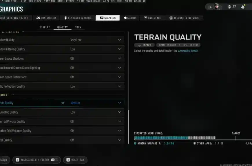 Call of Duty Modern Warfare 4 : les meilleurs réglages PC
