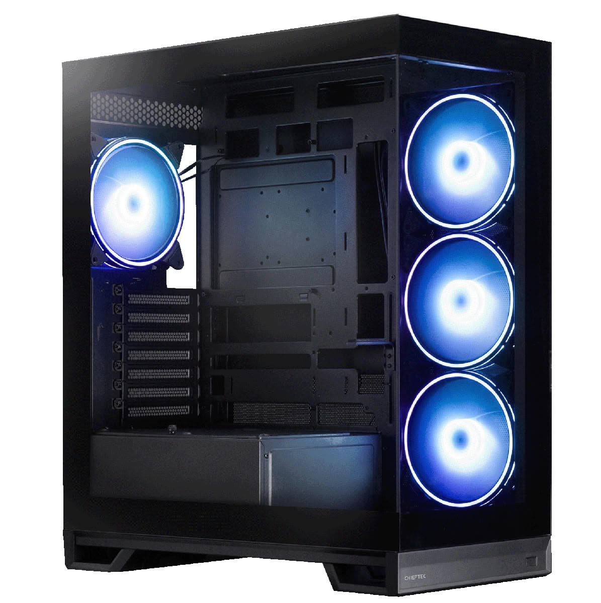 Chieftec Vista Max GX-30B-OP : boîtier ATX panoramique avec 4 ventilateurs A-RGB
