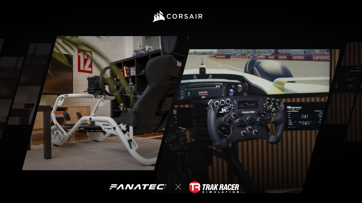 Corsair rachète Trak Racer pour muscler l'écosystème Fanatec