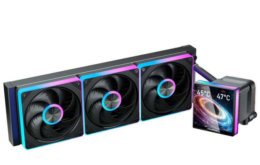 Cougar LQX PRO et Elite : des AIO avec écran LCD et ventilateur intégré