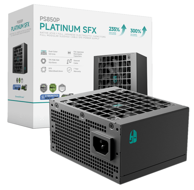 DeepCool PS850P Platinum : une alimentation SFX de 850 W dévoilée à la Gamescom