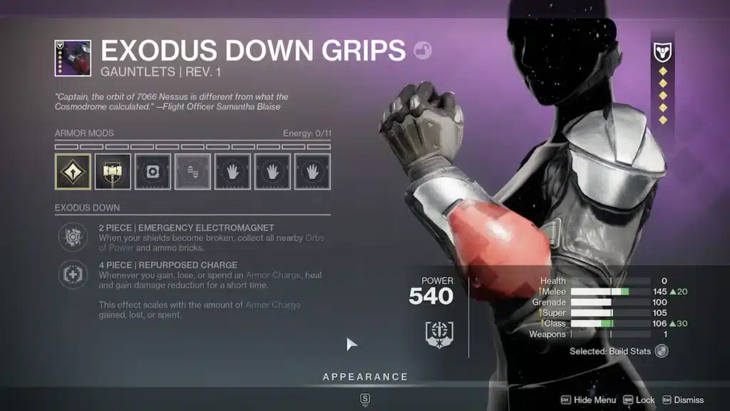 Destiny 2 : les meilleurs bonus de set d'armure PvE du moment