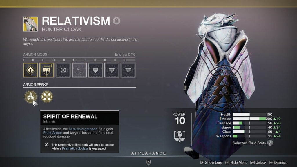 Destiny 2 : tout savoir sur les archétypes d'armure et leurs statistiques