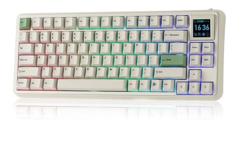 Epomaker RT75 : un clavier mécanique rétro avec écran TFT hot-swap
