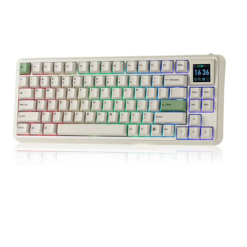 Epomaker RT75 : un clavier mécanique rétro avec écran TFT hot-swap