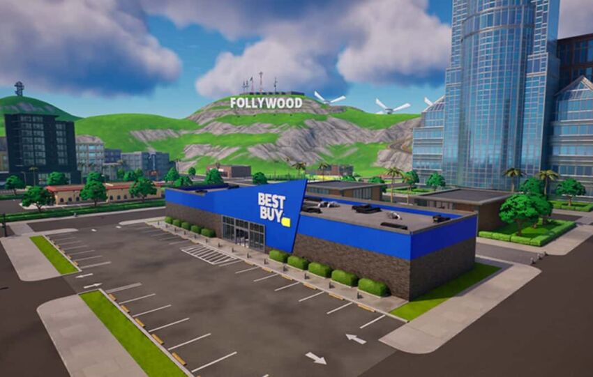 Fortnite : un magasin Best Buy virtuel débarque dans Drive City