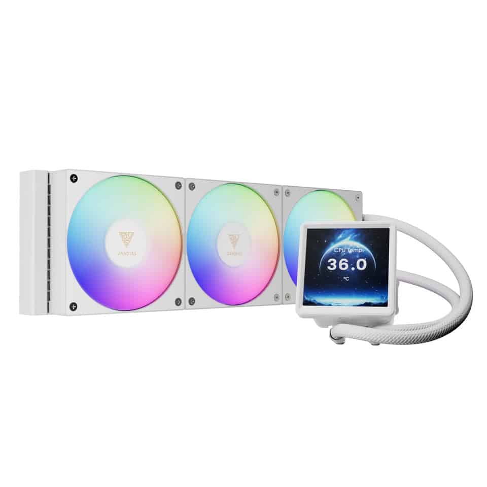 Gamdias Chione P5-360 Pro et M5-360, AIO 360 mm avec écran LCD
