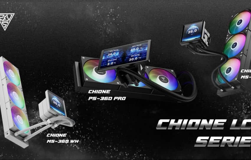Gamdias Chione P5-360 Pro et M5-360, AIO 360 mm avec écran LCD