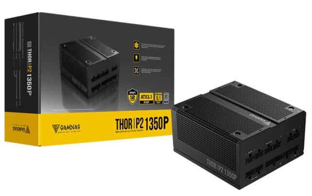 Gamdias lance ses alimentations THOR P2 pour GPU nouvelle génération