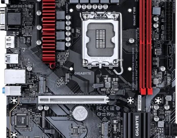 Gigabyte B760M Gaming WiFi6E : DDR4 et PCIe 5.0